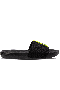 Women K-Swiss Slides & Sandals | SLIDE SANDAL LINEAR X MCLAREN Black/safety Yellow