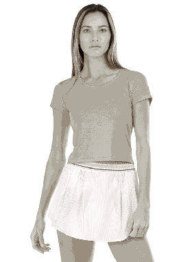 Women K-Swiss Tennis & Pickleball | CUT ABOVE CROP S/S Flamingo