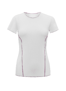 Women K-Swiss Tennis & Pickleball | PLEATED S/S CREW White/angel