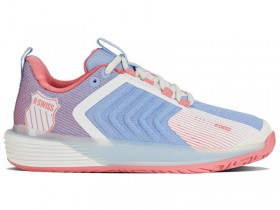 Women K-Swiss Tennis | ULTRASHOT 3 Bright White/open Air/strawberry Ice