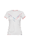  Camiseta feminina K-Swiss para tênis e pickleball | Blusa de manga comprida com pregas e gola redonda branca