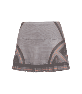 Saias e Vestidos Femininos K-Swiss | SAIA PLISSADA - 12" Asfalto