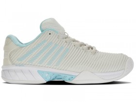 Raquete de tênis feminina K-Swiss | HYPERCOURT EXPRESS 2-WIDE Cinza/Branco/Azul