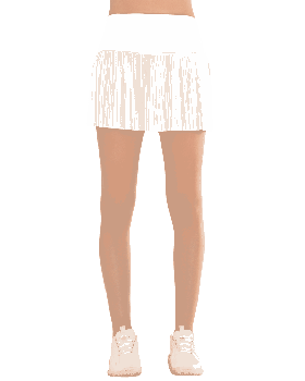  Gonne e abiti K-Swiss da donna | GONNA PLISSETTATA - 14,5" Bianco