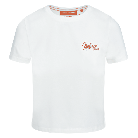  T-shirt e top K-Swiss da donna | THE MCLAREN CROP Bianco