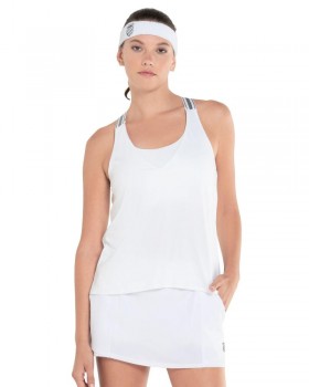  Canotta da tennis e pickleball K-Swiss da donna | Canotta con reggiseno bianco