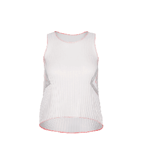  Canotta plissettata da donna K-Swiss Tennis & Pickleball | Bianca