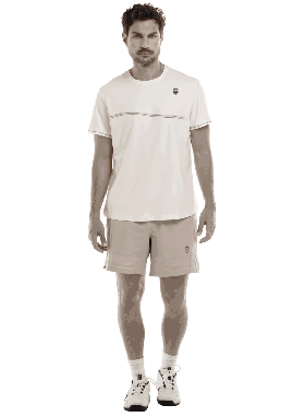  Herre K-Swiss Tennis & Pickleball | CAPRI WAVE T-SKJORTE S/S Stjernehvit