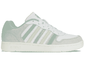  K-Swiss Lifestyle for kvinner | COURT PALISADES Hvit/kanarigrønn/frostgrønn/champagne gull