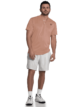  Pánske tenisové a pickleballové tričko K-Swiss | RESURGE HENLEY S/S | Tričko Resurge Henley