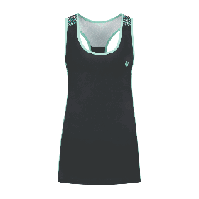  K-Swiss T-shirts och toppar för kvinnor | HYPERCOURT SPEED TANK Limo Black / Aruba