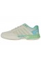  Zapatillas K-Swiss anchas para mujer | EXPRESS LIGHT PICKLEBALL-WIDE Egret/Verde patinado