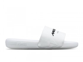  Estilo de vida K-Swiss para mujer | Sandalia Slide x McLaren blanca