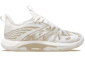 Pádel K-Swiss para mujer | SPEEDTRAC PADEL Blanco nieve/Corazón púrpura/Prímula