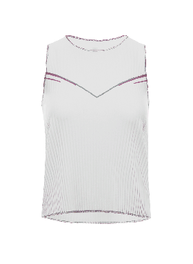  Camisetas y tops K-Swiss para mujer | Camiseta sin mangas plisada SCULPT White Angel