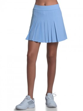  Falda K-Swiss para mujer, ideal para tenis y pickleball | NEW AGE SKIRT-14" Azul Aire