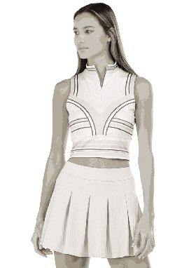  Tenis y pickleball K-Swiss para mujer | ACCELERATE CROP TANK Flamingo