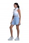  Dame K-Swiss Tennis & Pickleball | EDGE CUT CROP TANK Air Blue