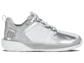  Dame K-Swiss Tennis | ULTRASHOT 3 Hvid/grå Violet/limegrøn
