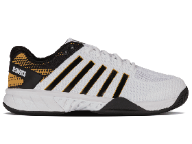  Heren K-Swiss brede schoenen | EXPRESS LIGHT PICKLEBALL-2E Wit/daffodil