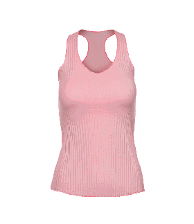  Dames K-Swiss T-shirts & Tops | Geplooide V-hals Tanktop Seashell
