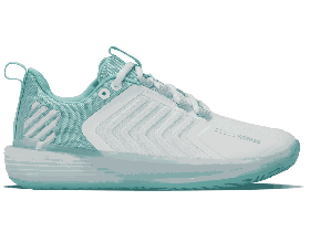 Dames K-Swiss Tennis | ULTRASHOT 3 Briljant Wit/Engelblauw/Shine Lilac