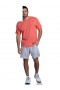  Maillot de tennis et de pickleball K-Swiss pour homme | HEATHER manches courtes rouge martien