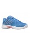  Damen-Tennis von K-Swiss | HYPERCOURT EXPRESS 2 CLAY Silver Lake Blau/Weiß/Orchideenrosa