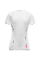  K-Swiss Damen Tennis & Pickleball | Plissiertes Kurzarm-Rundhals-Shirt Weiß/Engel