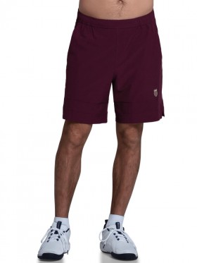  K-Swiss Tennis- und Pickleball-Ausrüstung für Herren | RIP STOP SHORT-7' Wein