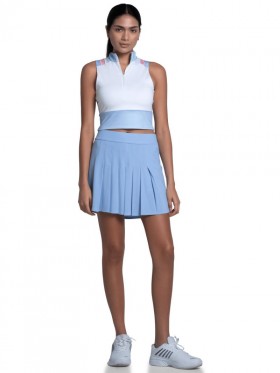  K-Swiss Damen Tennis & Pickleball | EDGE CUT Crop Tanktop, Luftblau