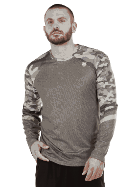  Ανδρικό Τένις & Πίκκλμπολ K-Swiss | URBAN CAMO L/S Coal