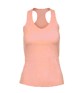  Γυναικείο τένις και πικλμπολ K-Swiss | ΠΛΙΣΕ ΜΕ V-NECK TANK Ροδακινί
