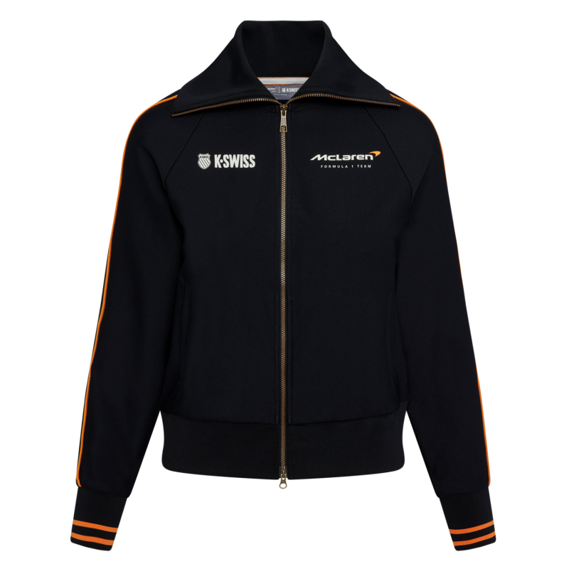 Women K-Swiss Jackets & Hoodies | MCLAREN VINTAGE SOFT TRACK JACKET Black